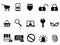 E commerce security icons set