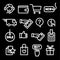 E-commerce shop icons