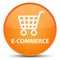 E-commerce special orange round button