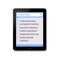 E-learning modern blank tablet PC with online Educ