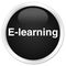 E-learning premium black round button