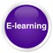 E-learning premium purple round button