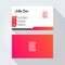 E Letter Modern Minimal Abstract Alphabet Business card design template