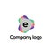 E letter video company logo design