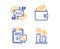 E-mail, Debit card and Spanner icons set. Ab testing sign. Vector