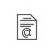 E-mail document file outline icon