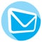 E-mail flat icon vector illustration
