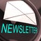 E-mail Newsletter Shows Letter Mailed Electronically Worldwide