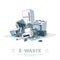 E-waste Pile
