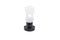 E27 lamp base holder fitting fix with bulb isolated on white background