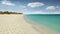 Eagle beach on Aruba island