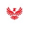 Eagle bird Logo vector, Flying Hawk