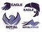 Eagle birds collection, emblems and logo of company