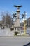 Eagle Bridge over Perlovska river in city of Sofia, Bulgaria