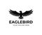 Eagle coat logo design. Falcon bird vector design