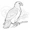 Eagle Coloring Page: Precise And Lifelike Bird Illustration For Children