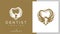 Eagle dental logo design template. Luxury bird tooth logo branding vector.