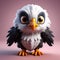 Eagle Elegance: Highly Detailed 3D Rendering