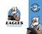 Eagle Employee Mascot Logo Design