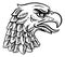 Eagle Falcon Hawk Or Phoenix Head Face Mascot