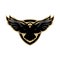 Eagle in flight, logo, symbol.