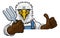 Eagle Gardener Gardening Animal Mascot