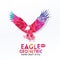 Eagle Geometric paper craft style