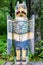 Eagle Grave Marker Totem Pole at Totem Bight State Historical Park, Ketchikan, Alaska