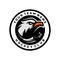 Eagle head logo for the hockey team logo