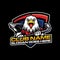 Eagle head logo for the ice hockey team logo.