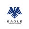 Eagle head logo Template, Hawk mascot graphic logo