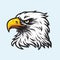 Eagle Head Mascot Vector Logo