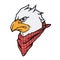 Eagle head motor mascot