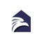 Eagle Home Property Vector Logo Design