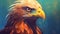 Eagle Illustration With Peaceful And Calm Vibes