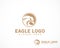 eagle logo creative emblem head animal angry power design team