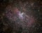 Eagle nebula in the night sky