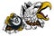 Eagle Pool 8 Ball Billiards Mascot Cartoon