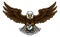 Eagle Pool 8 Ball Billiards Mascot Cartoon