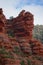 Eagle Rock, a red sandstone formation in the Coconino National Forest