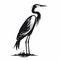 Eagle Silhouette: Bold And Recognizable Design With Clean White Color Scheme