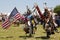 The Eagle Staff leads the Grand Entry at the NYC Pow Wow