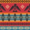 Eagles ethnic pattern on native american style