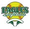 Eagles Softball Design With Banner and Ball