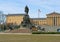 Eakins Oval, traffic circle in city, forms northwest end of Benjamin Franklin Parkway just in front of Philadelphia Museum of Art,