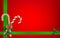 ealistic christmas decoration wallpaper isolated or red wallpaper christmas with candy and bow or holly christmas backdrop