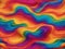 eamless psychedelic rainbow ridged topological pattern background texture