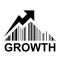 EAN barcode mountain growth profit symbol