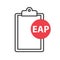 EAP Employee Assistance Program and clipboard icon