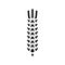 ear barley cereal glyph icon vector illustration